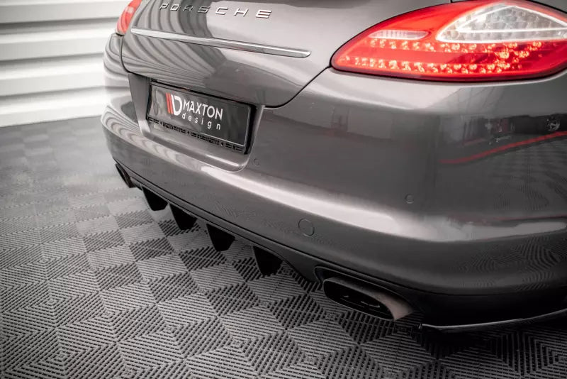 Maxton Design Heckdiffusor für Porsche Panamera / Panamera Diesel 970 Hochglanz schwarz – Ansicht 4