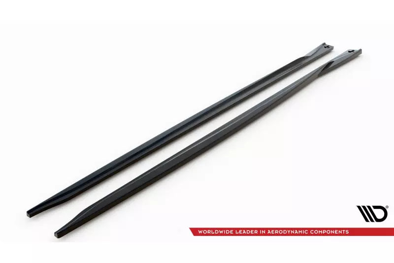 Maxton Design Seitenschweller (Paar) für Alfa Romeo Giulia Lusso Hochglanz schwarz – Ansicht 4