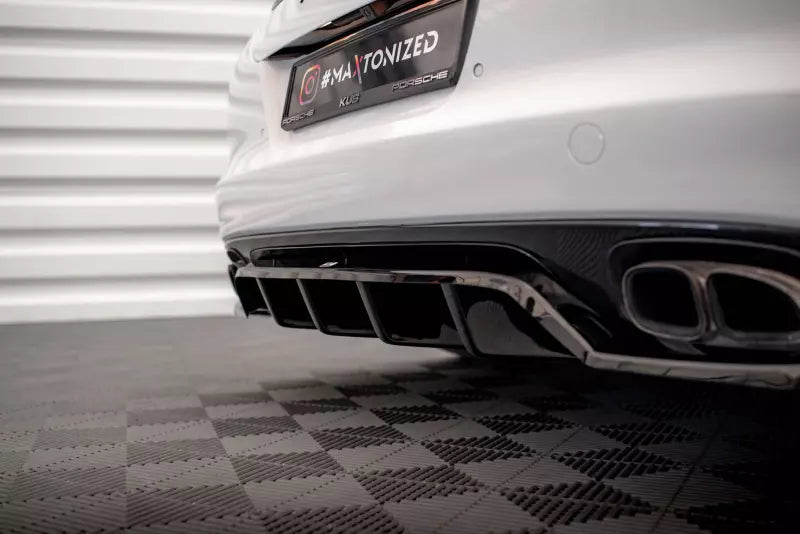 Maxton Design Heckdiffusor für Porsche Panamera Turbo 970 Hochglanz schwarz – Ansicht 4