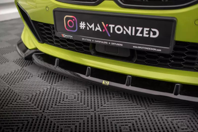 Maxton Design Frontlippe V.7 für BMW 1er F40 M-Paket / M135i Hochglanz schwarz – Ansicht 4