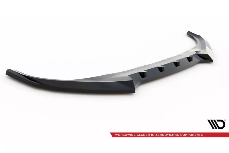 Maxton Design Frontlippe V.2 für Kia EV6 GT-Line Mk1 Hochglanz schwarz – Ansicht 4