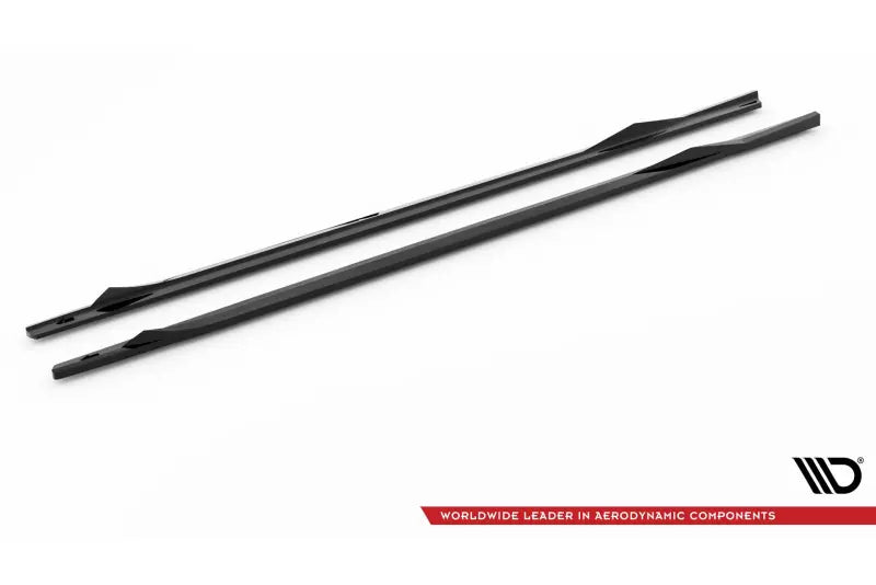 Maxton Design Seitenschweller (Paar) V.2 für BMW 2 Coupe M-Paket / M240i G42 Hochglanz schwarz – Ansicht 4