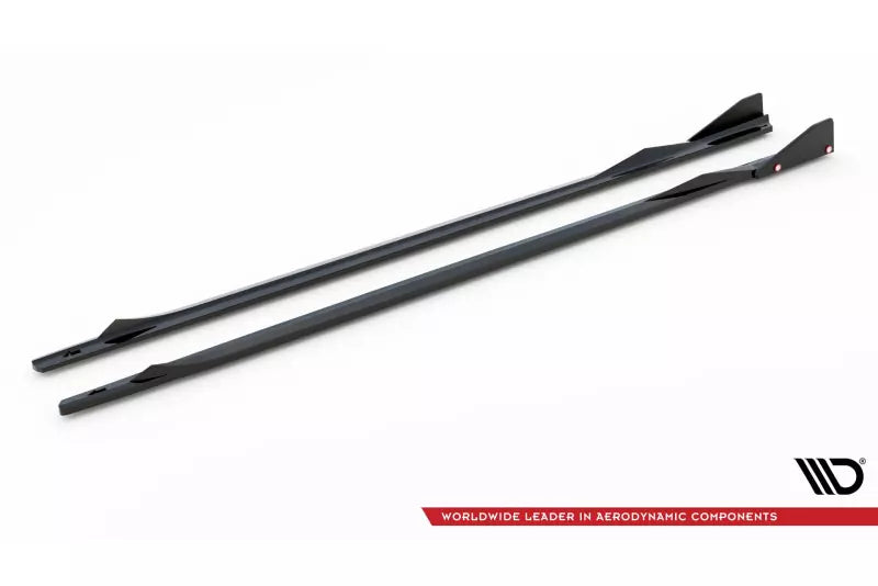 Maxton Design Seitenschweller (Paar) V.2 mit Flaps für BMW 2 Coupe M-Paket / M240i G42 Hochglanz schwarz – Ansicht 4