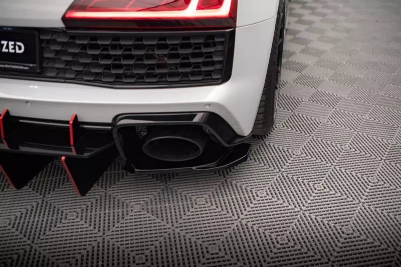 Maxton Design Diffusor Flaps für Audi R8 Mk2 Facelift Hochglanz schwarz – Ansicht 4