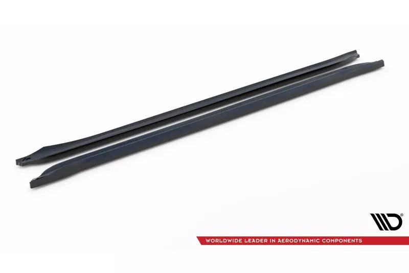 Maxton Design Seitenschweller (Paar) für Hyundai Elantra Mk7 Hochglanz schwarz – Ansicht 4