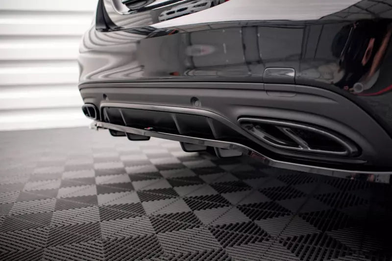 Maxton Design Heckdiffusor DTM Look für Mercedes-Benz C AMG-Line W205 Facelift Hochglanz schwarz – Ansicht 4