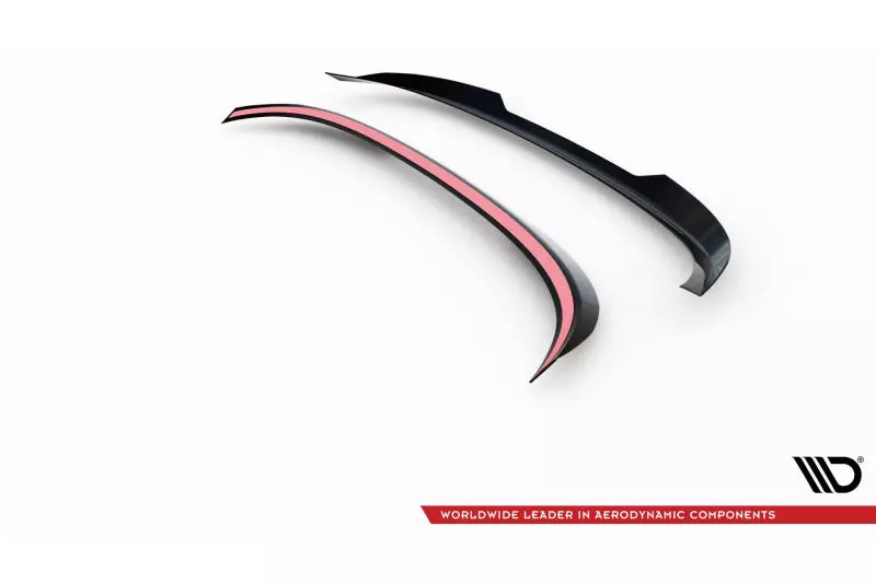 Maxton Design Heckspoiler Lippe für Volvo XC60 R-Design Mk1 Facelift 2013-2017 Hochglanz schwarz – Ansicht 4