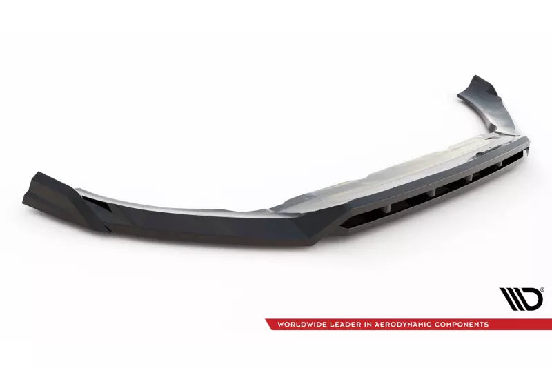 Maxton Design Frontlippe für Volvo XC60 R-Design Mk2 Facelift 2021-Hochglanz schwarz – Ansicht 4