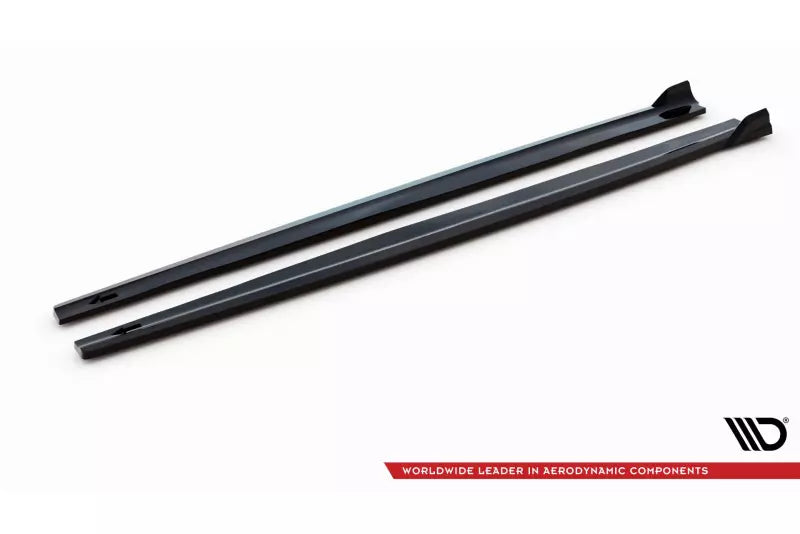 Maxton Design Seitenschweller (Paar) V.2 für BMW X3 M-Paket F25 Hochglanz schwarz – Ansicht 4