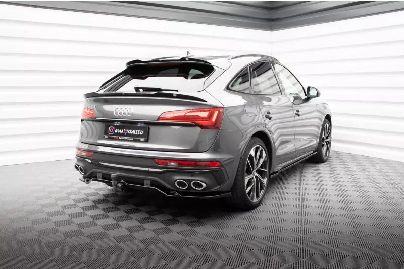 Maxton Design Heckdiffusor DTM Look fürAudi SQ5 Sportback Mk2 Facelift Hochglanz schwarz – Ansicht 4