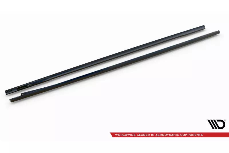 Maxton Design Seitenschweller (Paar) V.2 für BMW i4 M-Paket G26 Hochglanz schwarz – Ansicht 4