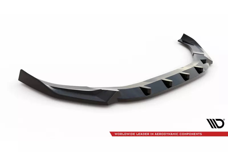 Maxton Design Frontlippe für Audi A4 Competition B9 Hochglanz schwarz – Ansicht 4