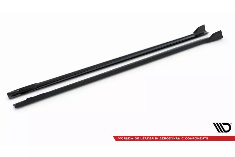 Maxton Design Seitenschweller (Paar) für BMW X3 M-Paket G01 Facelift Hochglanz schwarz – Ansicht 4
