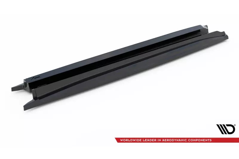 Maxton Design Seitenschweller (Paar) für Toyota Highlander Mk4 Hochglanz schwarz – Ansicht 4