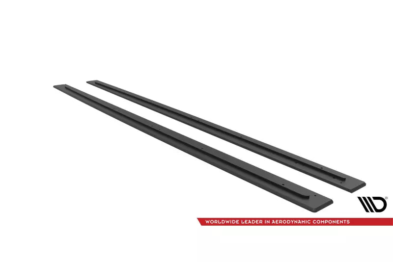 Maxton Design Street Pro Seitenschweller (Paar) für Audi RS6 Avant C6 schwarz matt – Ansicht 4