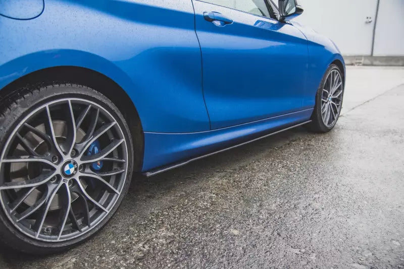 Maxton Design Street Pro Seitenschweller (Paar) für BMW 1er F21 M135i / M140i / M-Paket schwarz matt – Ansicht 4
