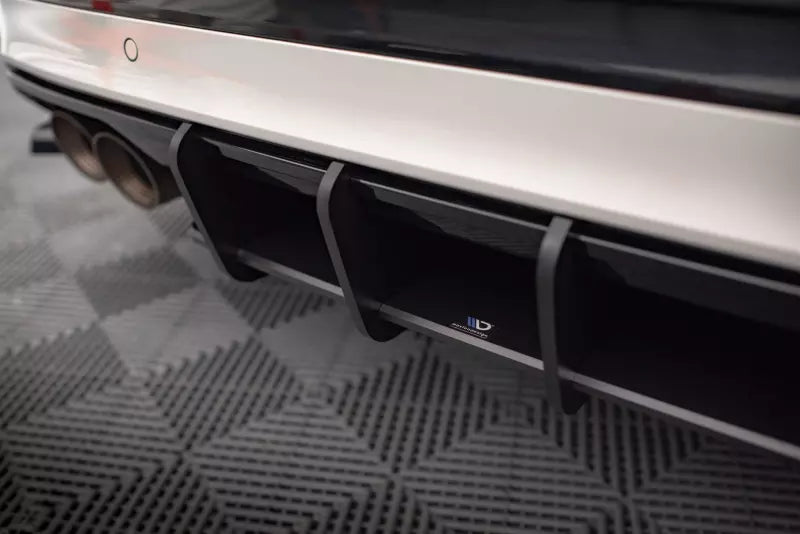 Maxton Design Street Pro Heckdiffusor für Volkswagen T-Roc R / R-Line Mk1 Facelift Schwarz – Ansicht 4