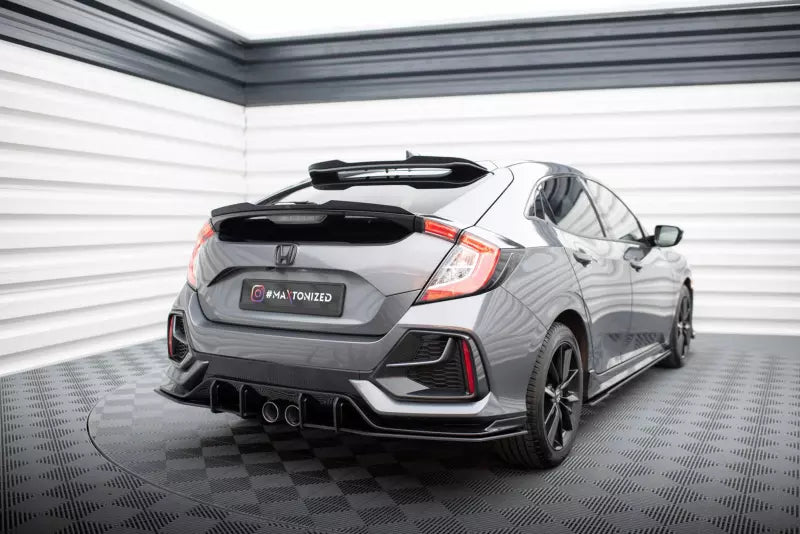 Maxton Design Street Pro Diffusor Flaps für Honda Civic Sport Mk 10 Facelift schwarz matt – Ansicht 4