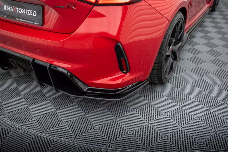 Maxton Design Street Pro Diffusor Flaps für Honda Civic Type-R Mk 11 schwarz mattschwarz matt – Ansicht 4