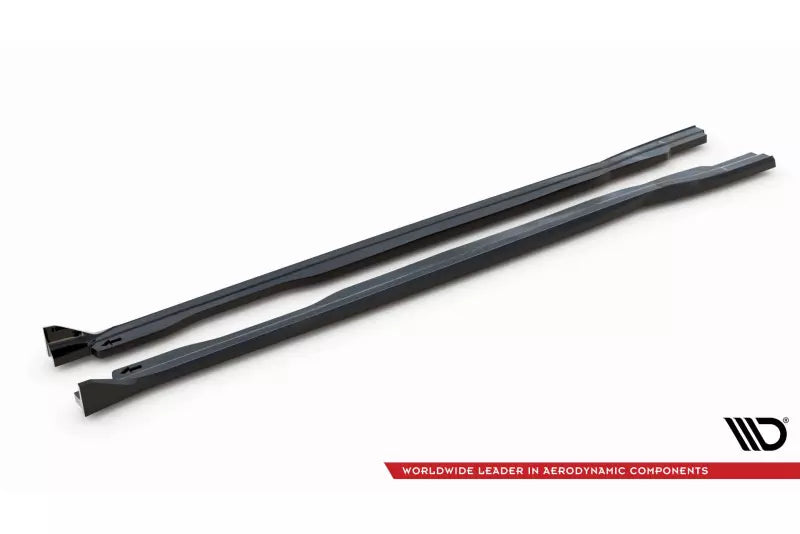 Maxton Design Seitenschweller (Paar) V.2 für Honda Civic Type-R Mk 11 Hochglanz schwarz – Ansicht 4