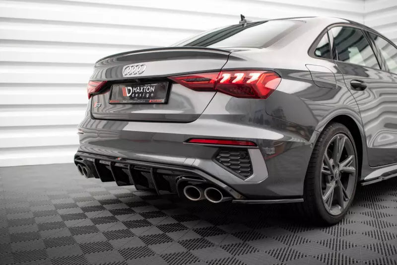 Maxton Design Heckdiffusor für Audi S3 Limousine 8Y Hochglanz schwarz – Ansicht 4