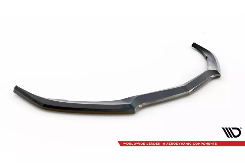 Maxton Design Frontlippe für Mercedes C63 Limousine / Kombi W205 Facelift Hochglanz schwarz – Ansicht 4