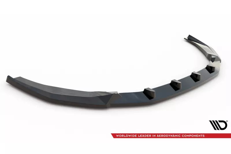Maxton Design Frontlippe V.2 für Audi RS4 B9 Facelift Hochglanz schwarz – Ansicht 4