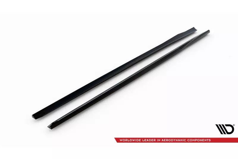 Maxton Design Seitenschweller (Paar) für Audi S3 / A3 S-Line Sportback 8V Hochglanz schwarz – Ansicht 4