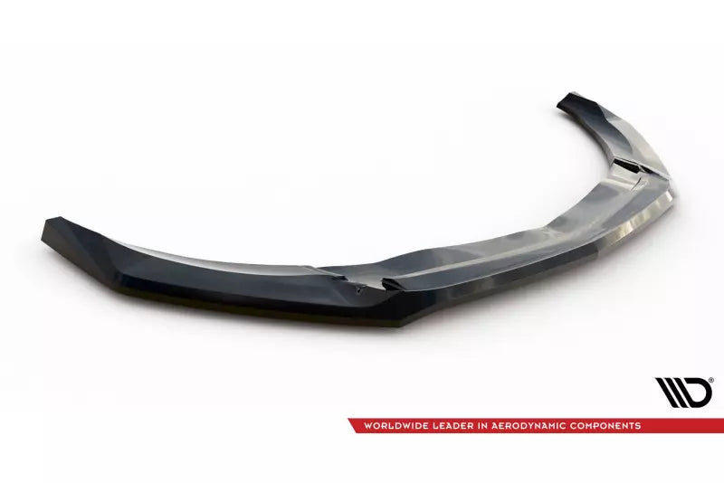Maxton Design Frontlippe V.3 für Mercedes-AMG CLA 45 Aero C117 Facelift Hochglanz schwarz – Ansicht 4