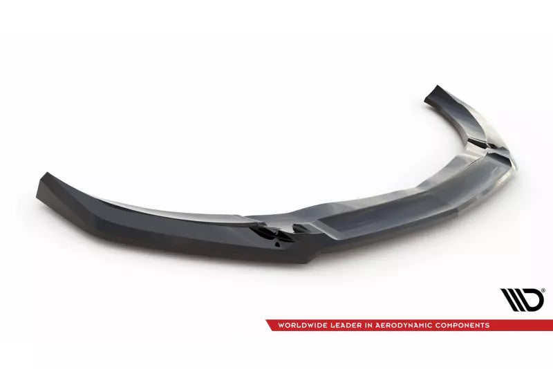 Maxton Design Frontlippe V.4 für Mercedes-AMG CLA 45 Aero C117 Facelift Hochglanz schwarz – Ansicht 4