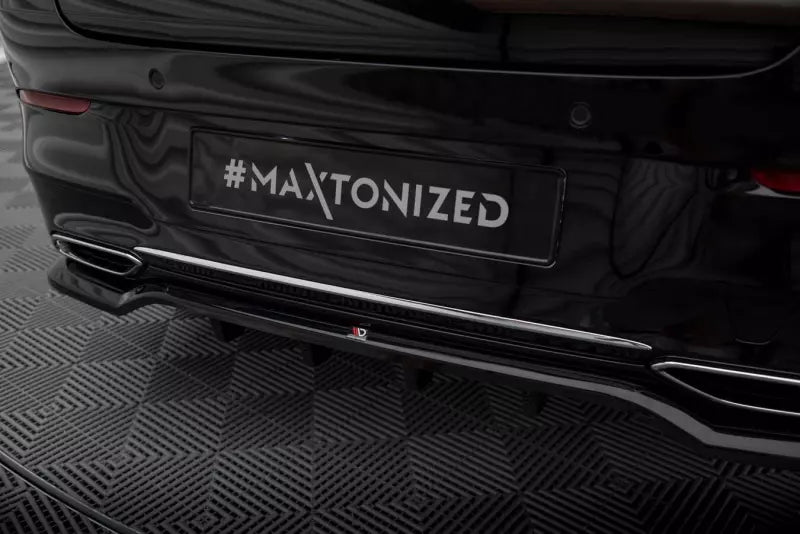 Maxton Design mittlerer Heckdiffusor DTM Look für Mercedes-Benz CLA Coupe C118 Hochglanz schwarz – Ansicht 4