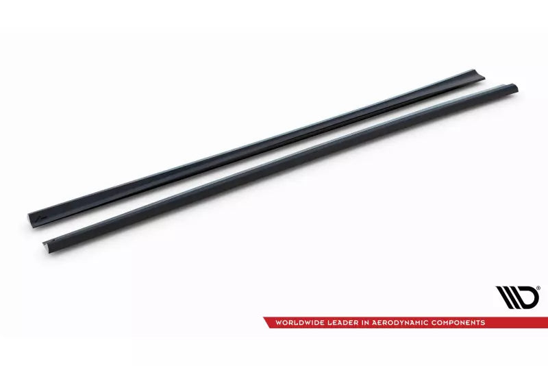 Maxton Design Seitenschweller (Paar) für Mercedes-Benz CLA C118 Hochglanz schwarz – Ansicht 4