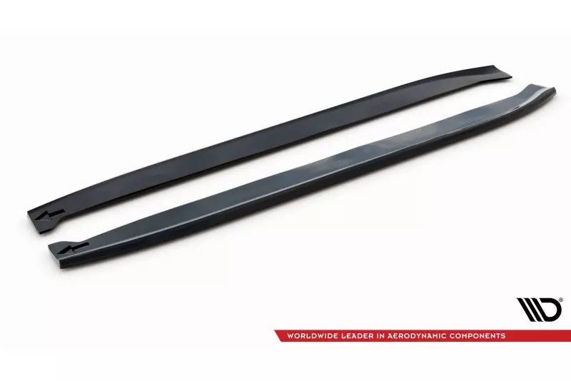 Maxton Design Seitenschweller (Paar) für Mercedes-AMG GLC 63 SUV / Coupe X253 / C253 Hochglanz schwarz – Ansicht 4