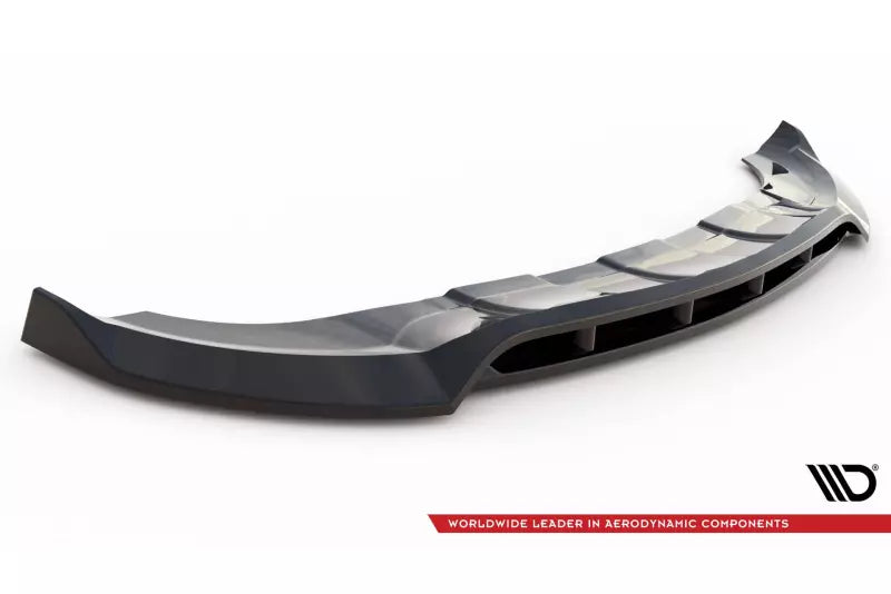 Maxton Design Frontlippe V.2 für Mercedes-Benz GLE Coupe 43 AMG / AMG-Line C292 Hochglanz schwarz – Ansicht 4