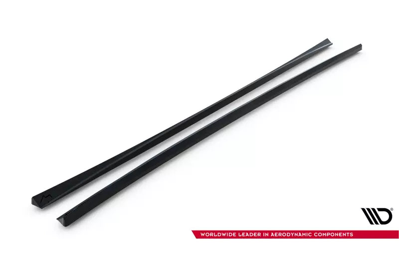 Maxton Design Seitenschweller (Paar) für Mercedes-Benz S W222 Hochglanz schwarz – Ansicht 4