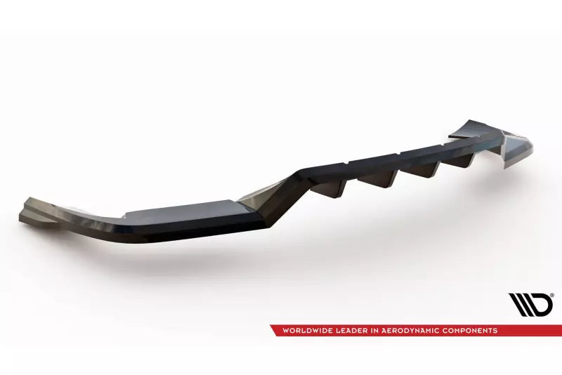 Maxton Design mittlerer Heckdiffusor DTM Look für Porsche Cayenne Sport Design Mk3 Hochglanz schwarz – Ansicht 4