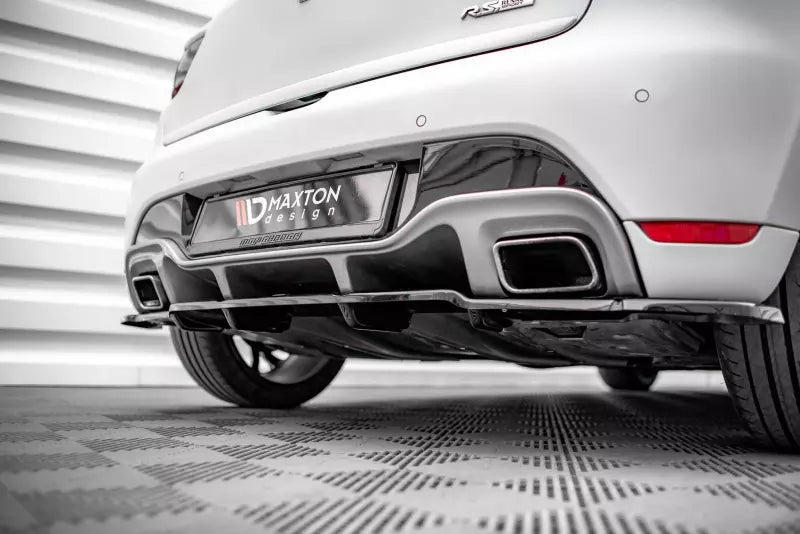 Maxton Design mittlerer Heckdiffusor DTM Look für Renault Clio RS Mk4 Hochglanz schwarz – Ansicht 4