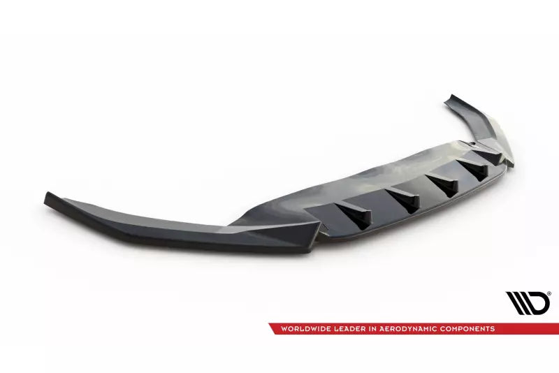 Maxton Design Frontlippe für Volkswagen Passat R-Line B8 Facelift Hochglanz schwarz – Ansicht 4