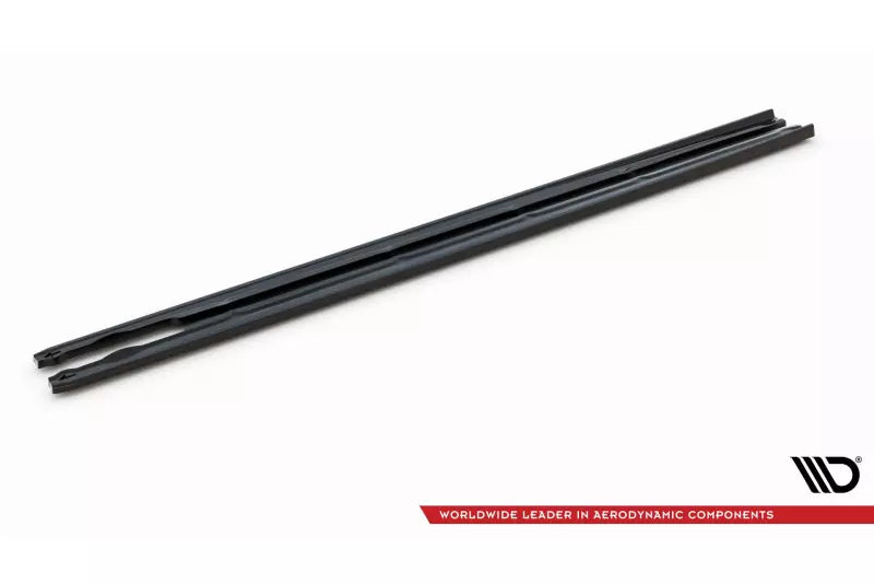 Maxton Design Seitenschweller (Paar) für VW Passat R-Line B8 Facelift Hochglanz schwarz – Ansicht 4