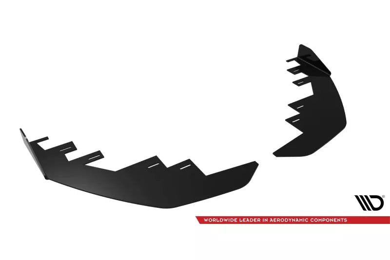 Maxton Design Street Pro Frontlippen Flaps für Mercedes-AMG C43 Coupe C205 Facelift – Ansicht 4