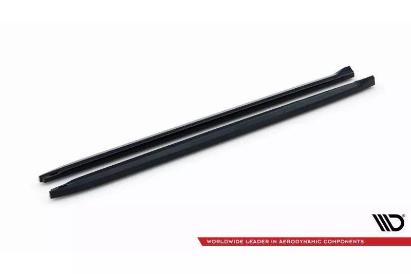 Maxton Design Seitenschweller (Paar) V.2 für Audi S5 / A5 S-Line Coupe B8 8T Hochglanz schwarz – Ansicht 4