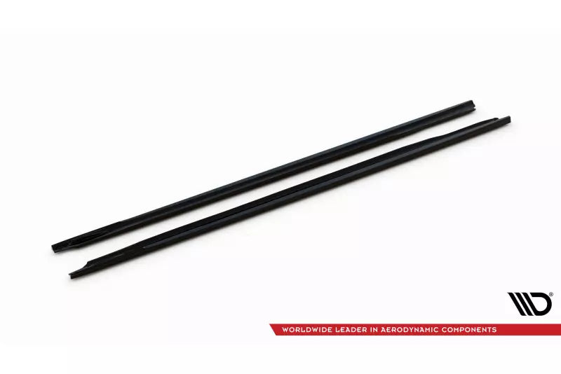 Maxton Design Seitenschweller (Paar) für BMW 7 G11 Facelift Hochglanz schwarz – Ansicht 4