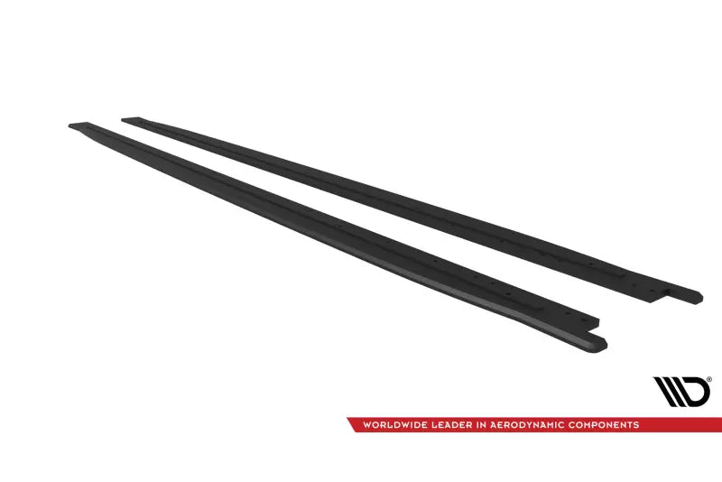 Maxton Design Street Pro Seitenschweller (Paar) für Kia Proceed GT Mk1 Facelift Schwarz matt – Ansicht 4