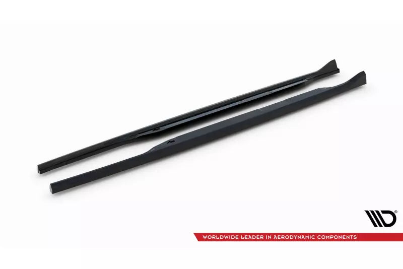 Maxton Design Seitenschweller (Paar) für Land Rover Range Rover Evoque Mk1 Facelift Hochglanz schwarz – Ansicht 4