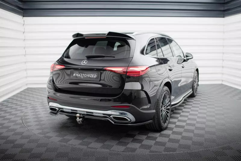 Maxton Design mittlerer Heckdiffusor DTM Look für Mercedes-Benz GLC AMG-Line X254 Hochglanz schwarz – Ansicht 4