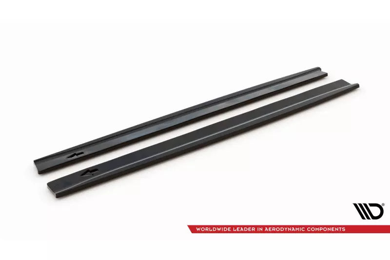 Maxton Design Seitenschweller (Paar) für Suzuki Vitara S Mk2 Hochglanz schwarz – Ansicht 4