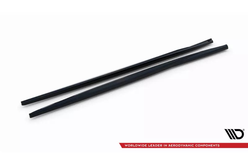 Maxton Design Seitenschweller (Paar) für VW Scirocco Mk3 Facelift Hochglanz schwarz – Ansicht 4
