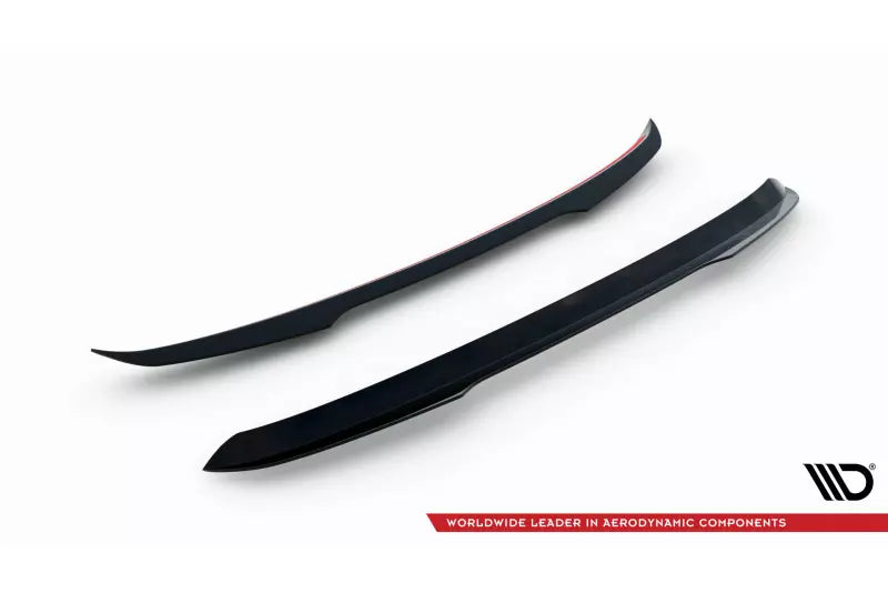 Maxton Design Heckspoiler Lippe für Audi A4 S-Line / S4 Avant B8 Hochglanz schwarz – Ansicht 4