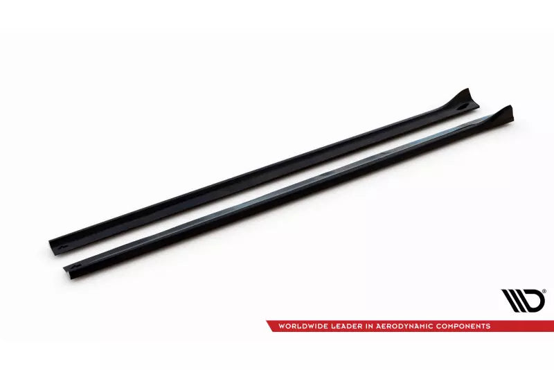 Maxton Design Seitenschweller (Paar) für Chrysler 300 Mk2 Hochglanz schwarz – Ansicht 4
