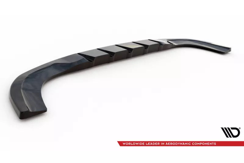 Maxton Design mittlerer Heckdiffusor DTM Look für Mercedes-Benz A Hatchback AMG Line W177 Hochglanz schwarz – Ansicht 4